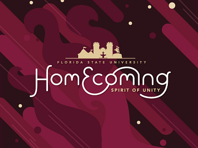 FSU Homecoming 2017 design florida graphic homecoming spirit state theme type typography unity vector