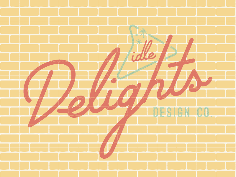 Idle Delights animation branding delights design graphicdesign idle illustration logo neon sign