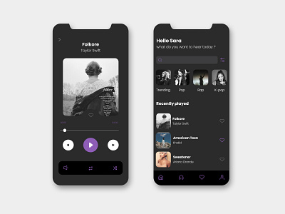 Daily ui - music player