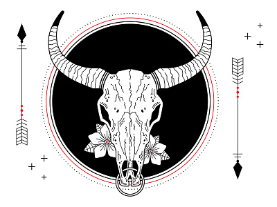 Full Moon in Taurus / Hunter's Moon horoscope line art minimal moon october taurus traditional vancouver zodiac