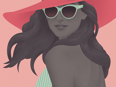 Summer Woman design illustration summer woman