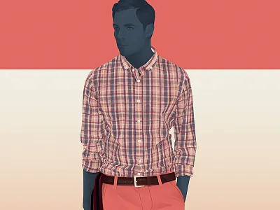 Dockers design fashion illustration menswear