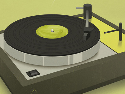 Vinyl digital illustration object