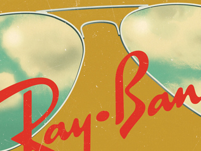 Sunglasses No.2 ban digital illustration ray sunglasses