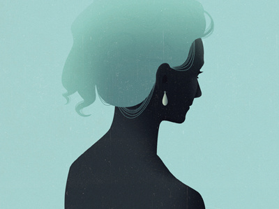 Iceland cover editorial illustration magazine shop woman