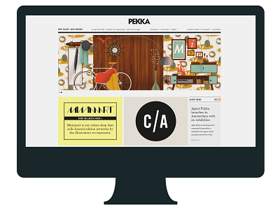 Agent Pekka agency agent illustration pekka website