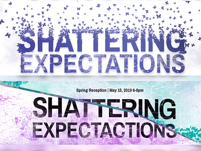 Shattering Expectations - Concept designs ad design concept concept design design dispersion graphic design work in process