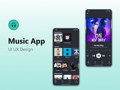 Music App UI/UX Design