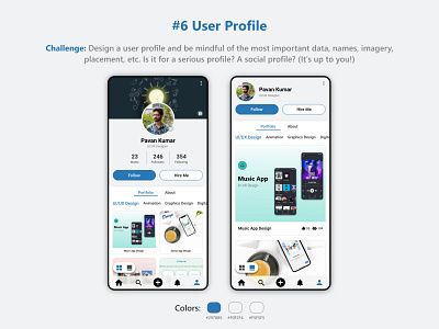 User Profile | #dailyui #006 daily ui dailyui design graphic design illustration profile ui ui ux ui ux design user profile user profile daily ui ux design