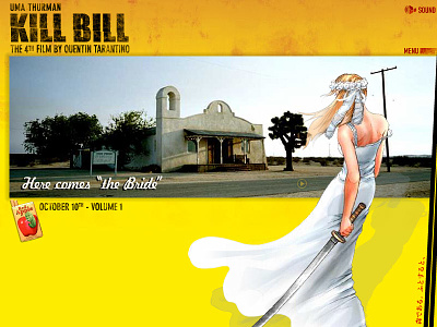 Kill Bill flash website