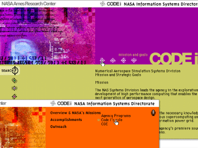 NASA ca1998 html illustration webdesign