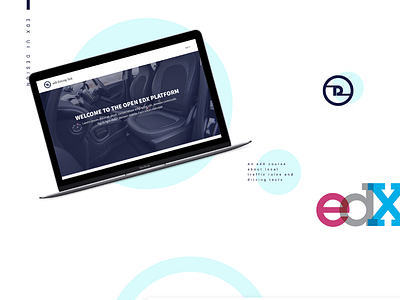 edX traffic rules UI app design edx interaction design mockup typography ui design web design