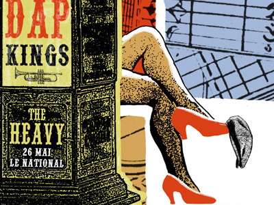 Sharon Jones and The Dap Kings - Poster Design graphic design illustration typography