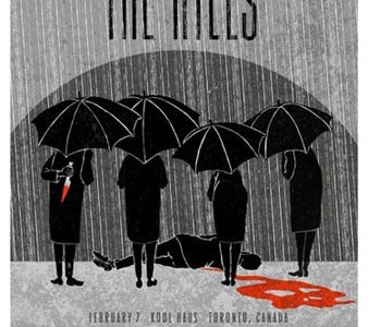 The Kills - new poster in progress... graphic design illustration typography