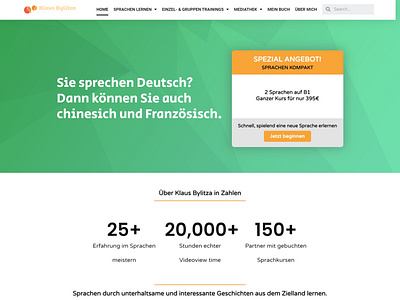 Website Landing page by Elementor Pro