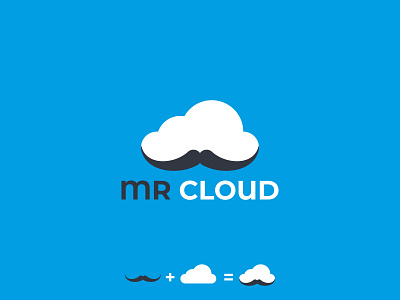 Mr Cloud Logo abstractlogo bussineslogo cloudlogo designlogo logo logoaplication logodesign