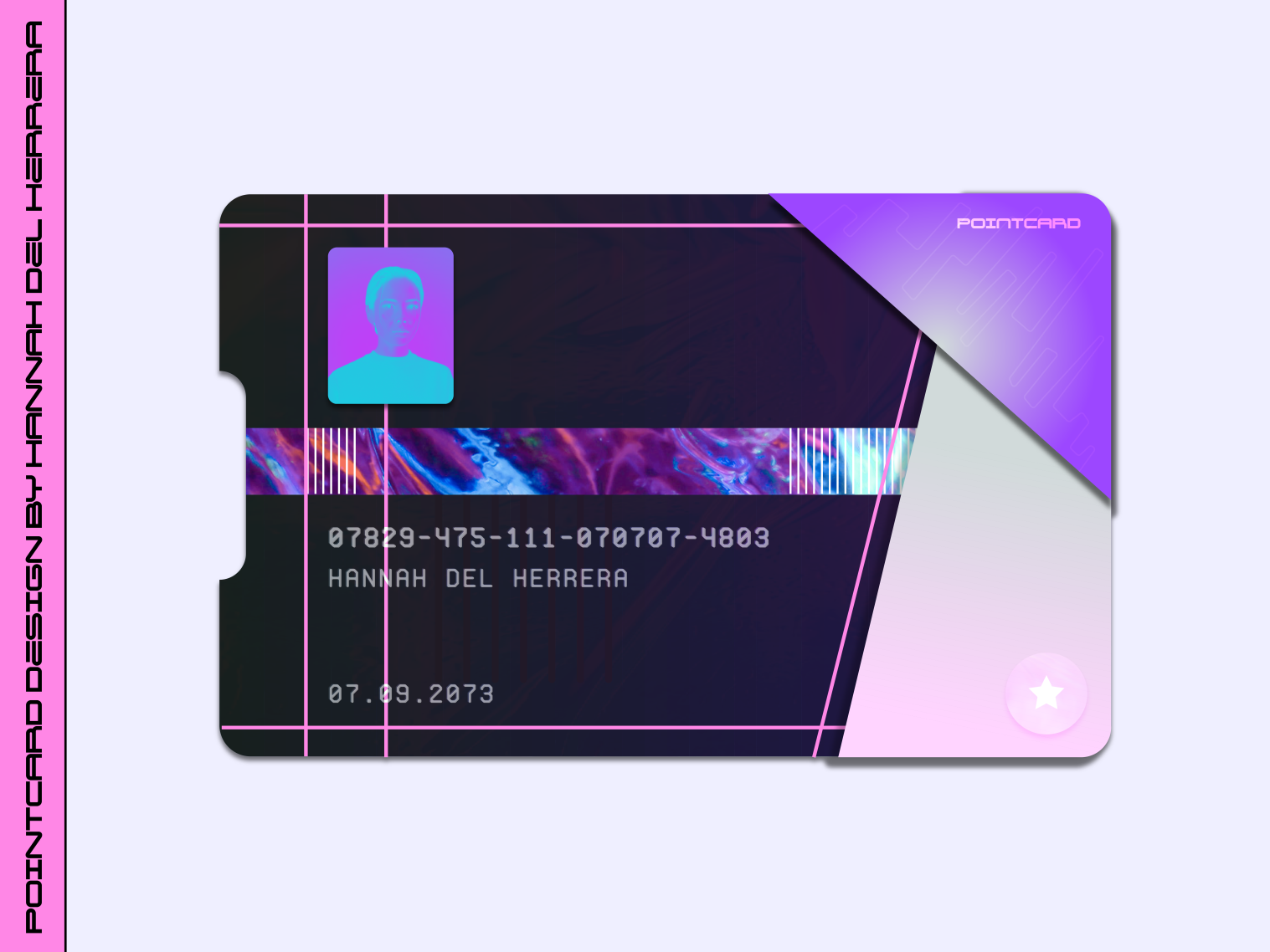 Futuristic Card Design | Playoffs PointCard by Althea Sky Studios on ...