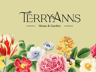 TerryAnns - Home & Garden Identity Branding