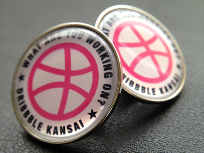 Unofficial Dribbble Badge badge dribbble goods japan kansai unofficial