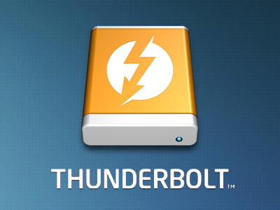 Thunderbolt™ HD apple device drive external hdd icon intel mac thunderbolt