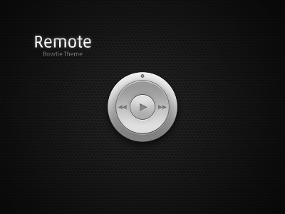 Bowtie Theme - Remote app bowtie controller download itunes mac music player theme ui