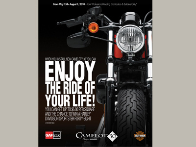 Harley Davidson Promotion flyer gaf harley davidson motorcycle postcard promotion