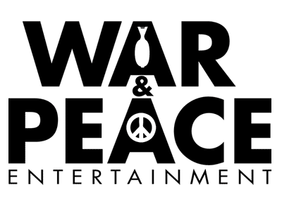 War And Peace Entertainment Logo ballardstudio bomb hip hop houston logo peace peace sign rap texas war war peace entertainment