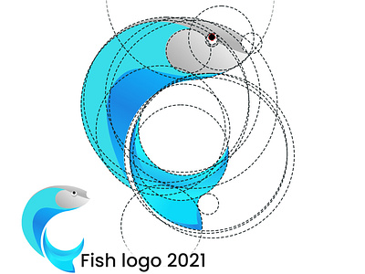 golden ratio fish logo