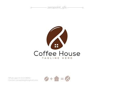 Coffee House logo - Minimalist flat iconic