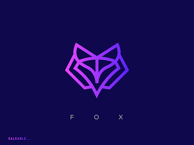 Fox Logo - Branding Logo adobe illustrator animal animal logo brand identity branding branding logo fox fox logo gradient logo graphic design guard logo logo logo design logo folio logo maker modern logo simple logo software logo ui logo web logo