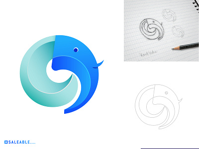 O Elephant Logo - Animal Logo adobe illustrator animal animal logo brand identity branding branding logo design elephant logo gradient logo letter animal logo logo logo 2022 logo folio logo maker logos minimal logo o letter animal logo o letter logo simple logo software logo