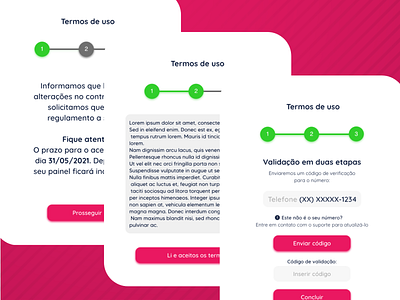 Termos de uso - Modal design desktop modal screen terms of use ui ux