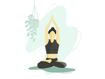 Woman Doing A Yoga Pose PNG & SVG Design For T-Shirts