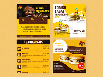 Cartola Burguer - Social Media branding design graphic design