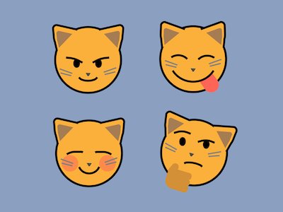 Catmoji adobe illustrator cat catmoji cats discord emoji emotion feline icon illustrator vector vector graphics