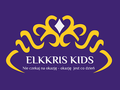 ELKKRIS KIDS branding design graphic design illustration logo online typography vector