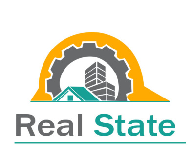 Real state construction logo