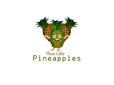 Pineapple Logo branding business logo design flat logo fruits fruits logo graphic design illustration illustrator logo minimalist logo pineapple pineapple logo ui
