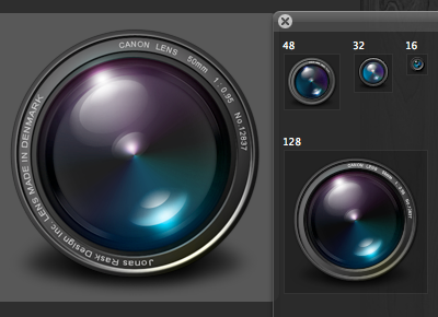 Aperture 3 Sizes aperture icon icons lens