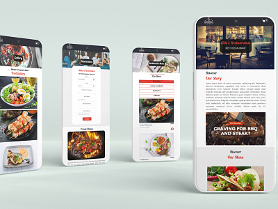 Responsive Web Design for Restaurants 3d animation branding graphic design logo motion graphics ui ux web design