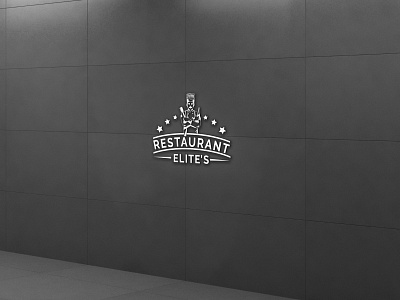 restaurant logo 3D