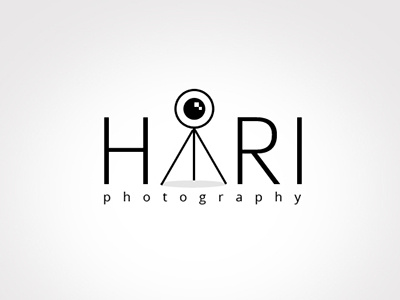 Hari Photography branding camera foto icon lens logo photo photography tripod video
