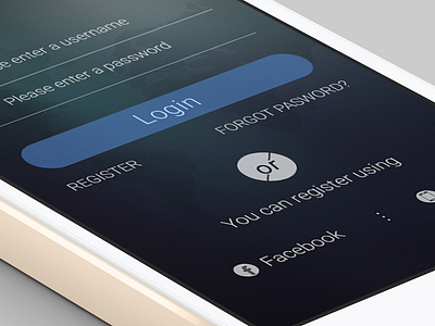 Sign Up clean design flat in ios8 log login minimal sign up signup ui