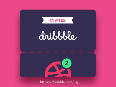 Dribbble Invite designer hunt dribbble invite two