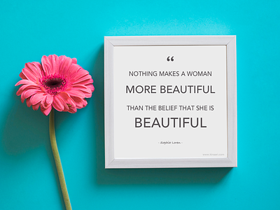 Daily Poster 1 accessories beautiful brand design fashion flower frame kinaari poster quote tops women