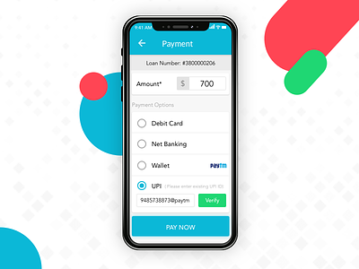 UPI Payment 2d app apple flat loan money payment paytm payu upi vector wallet