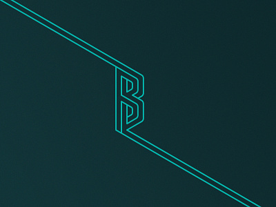 B Street 3d branding design logo perspective