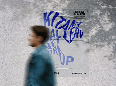 Kitana Gallery NFT Poster branding design graphic design illustration poster typography