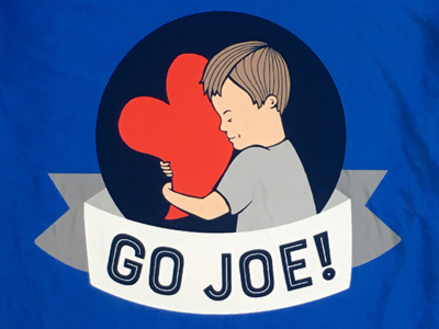 Go Joe Tee childrens art heart illustration love pen and ink tshirt art tshirt design