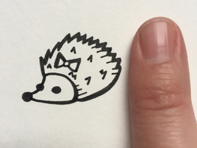 Tiny Hedgehog animal art childrens art childrens book illustrations hedgehog illustration pen and ink tinyart
